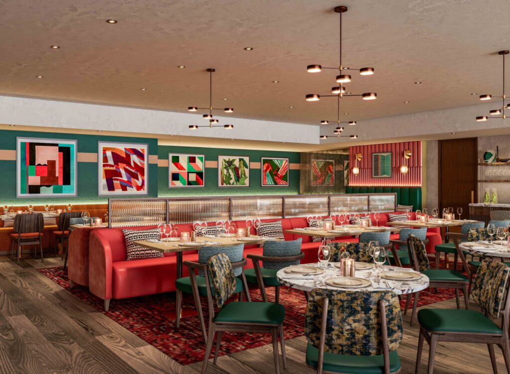 Dining area at Imperial London Hotels